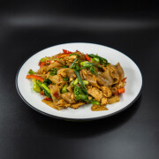 Stir Fry Flat Noodles with Thai Basil