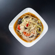 Thai Papaya Salad with Rice Noodles